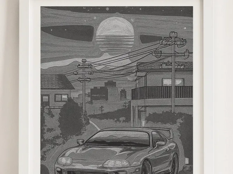 Supra mk4 3D-Art Picture