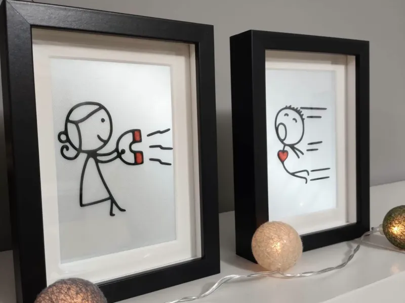Imán de corazón