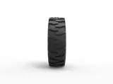 Military truck tire 8 Scale 1:25-3