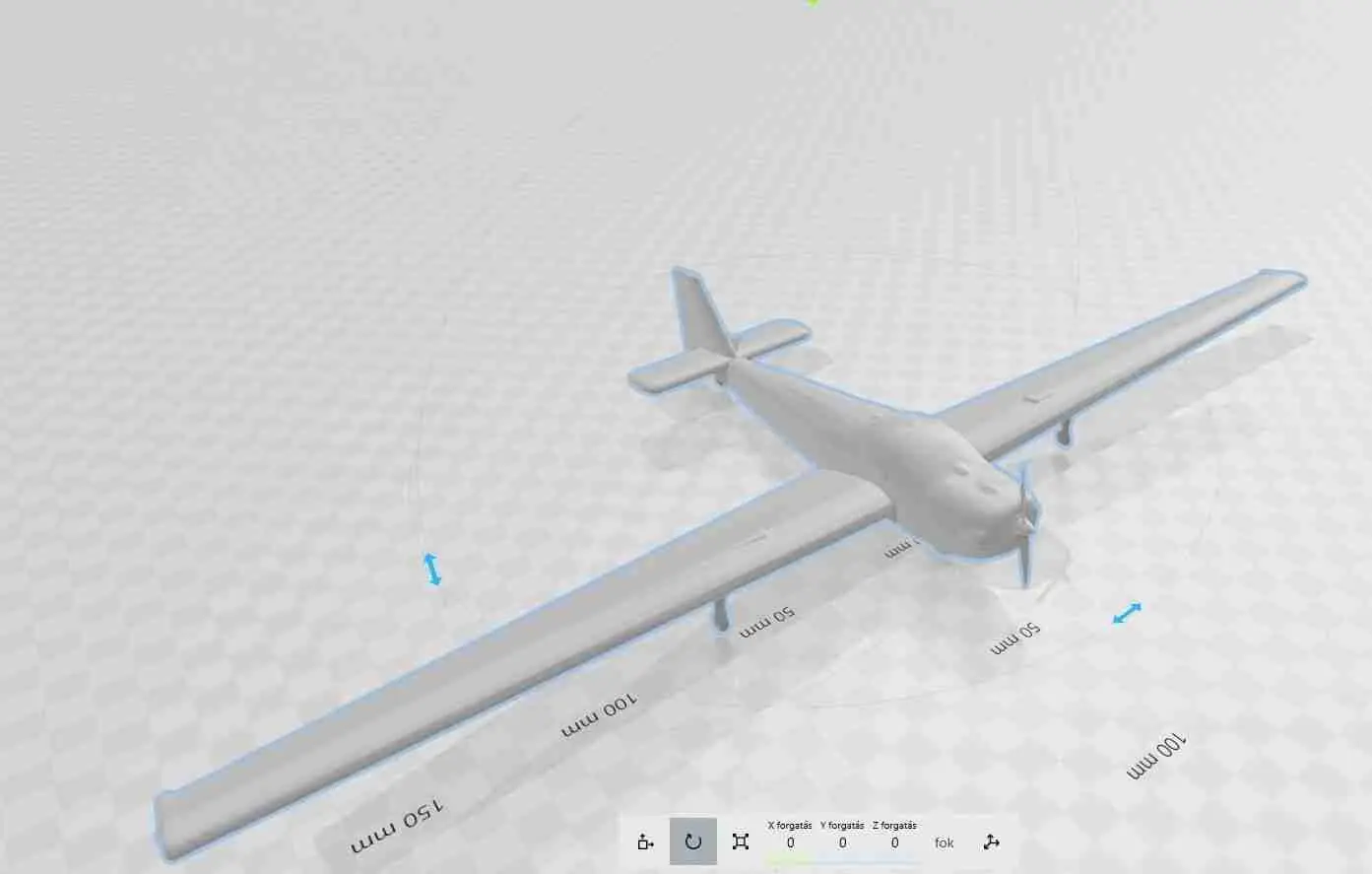 Диск SF-25 Falke модель самолета 3D печать модель