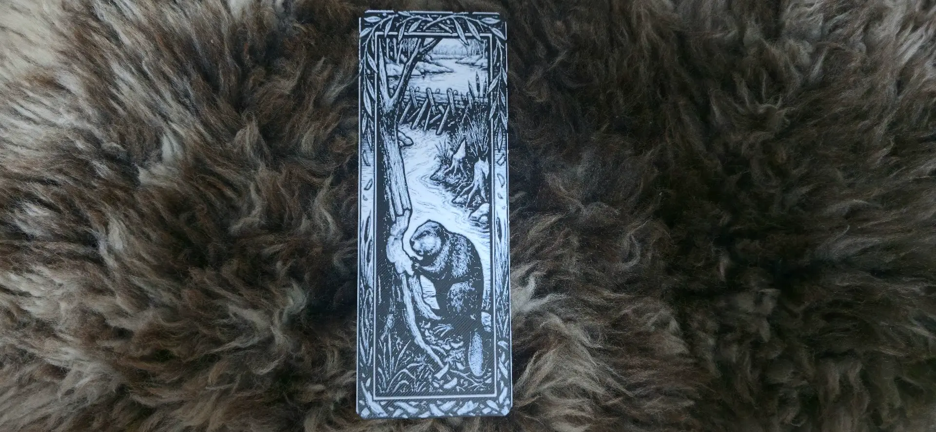 Busy Beaver River Wildlife Bookmark