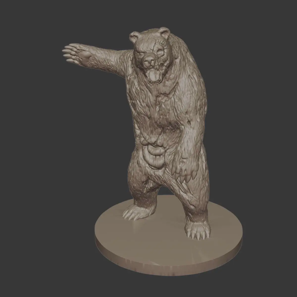 Zombie Bear – Undead Horror Creature 3D Printable Model