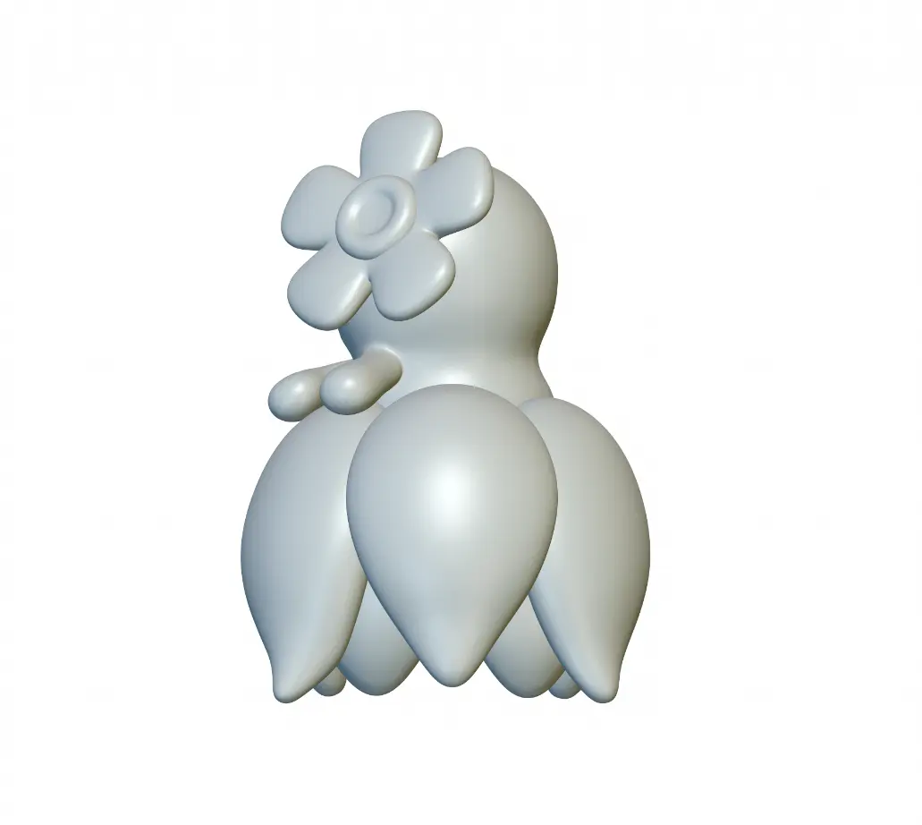Pokemon Bellossom #182 - Ready for 3D Printing!