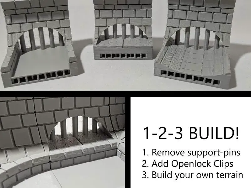 Sewer tiles - sluice gate
