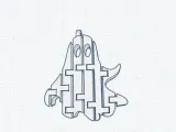 Flexi Ghost Keychain-0