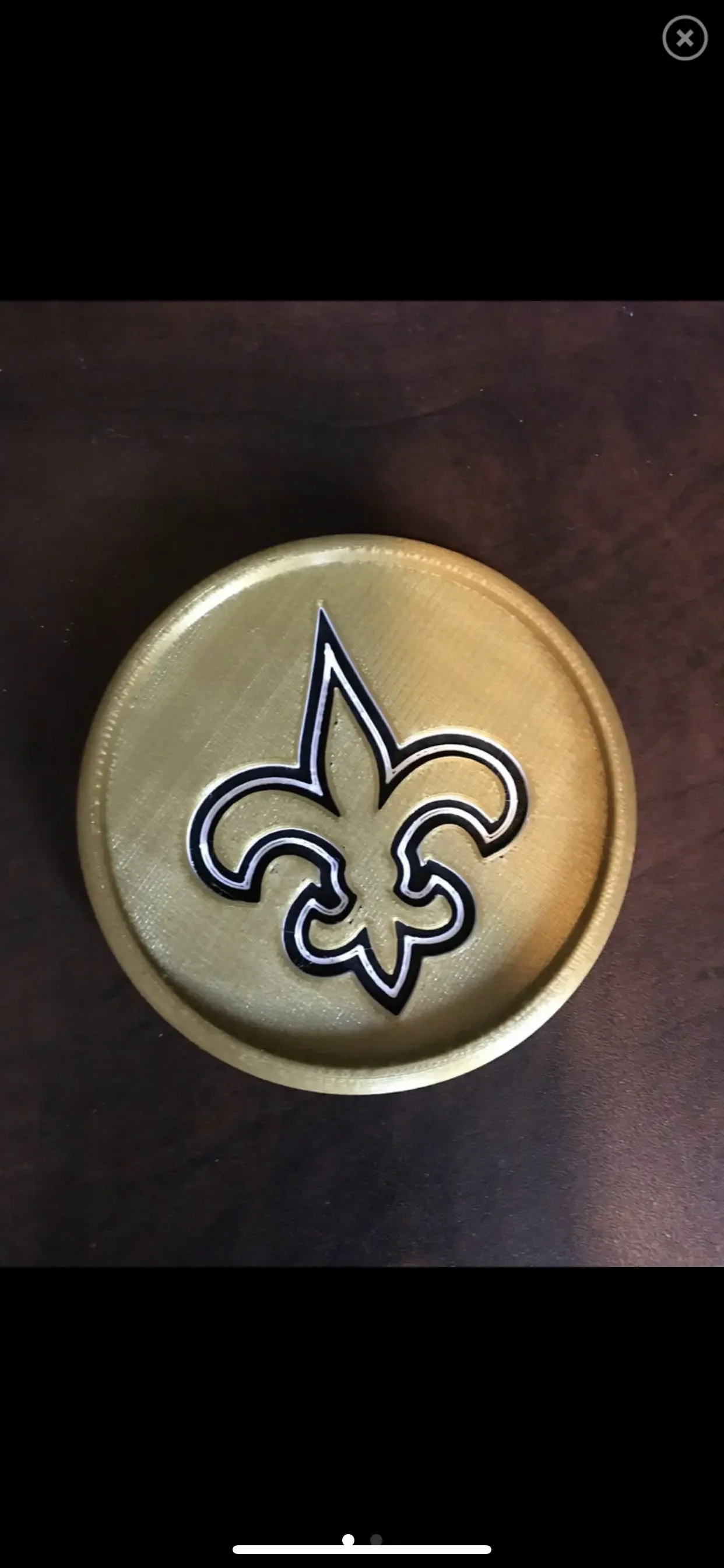 New Orleans Saints Coaster