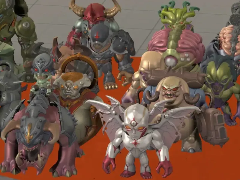 Doom Dark Ages Toys Monster Pack Collection 1
