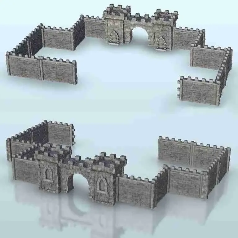 System of modular walls - miniatures warhammer 40k 40000 ter