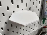Ikea skadis hexagonal shelf-0