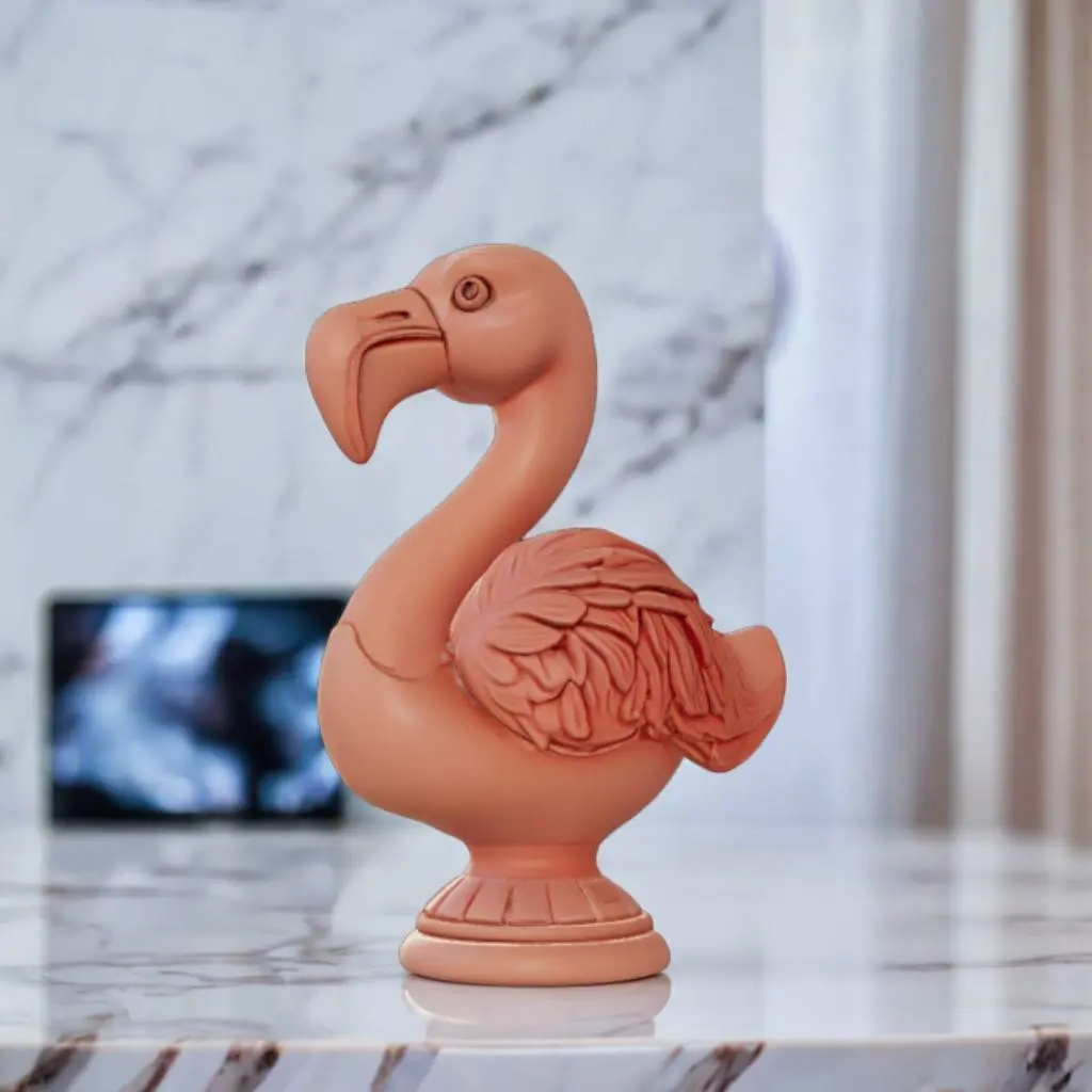 Flamingo (Carved Statue)