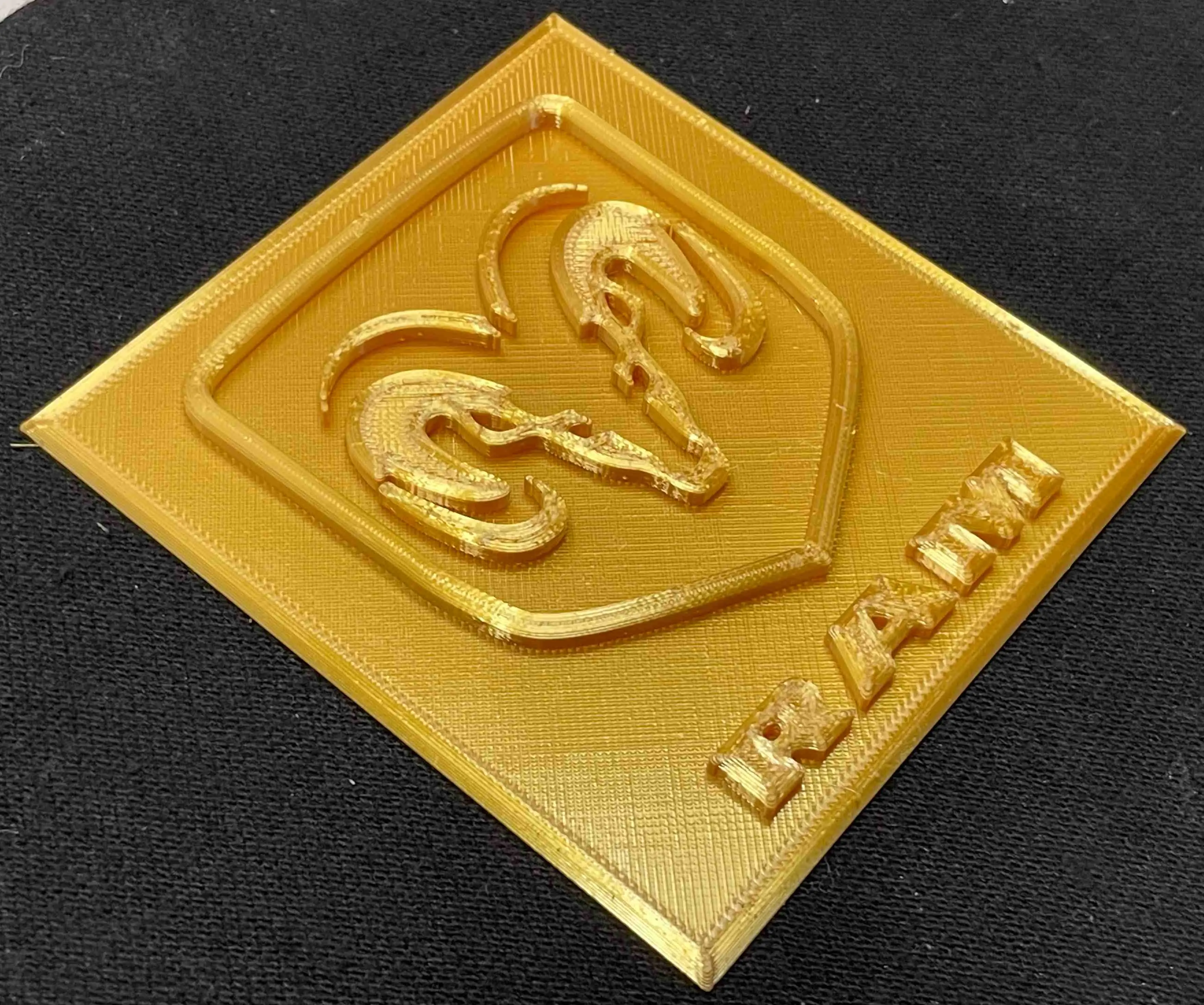 Dodge RAM Logo Plate