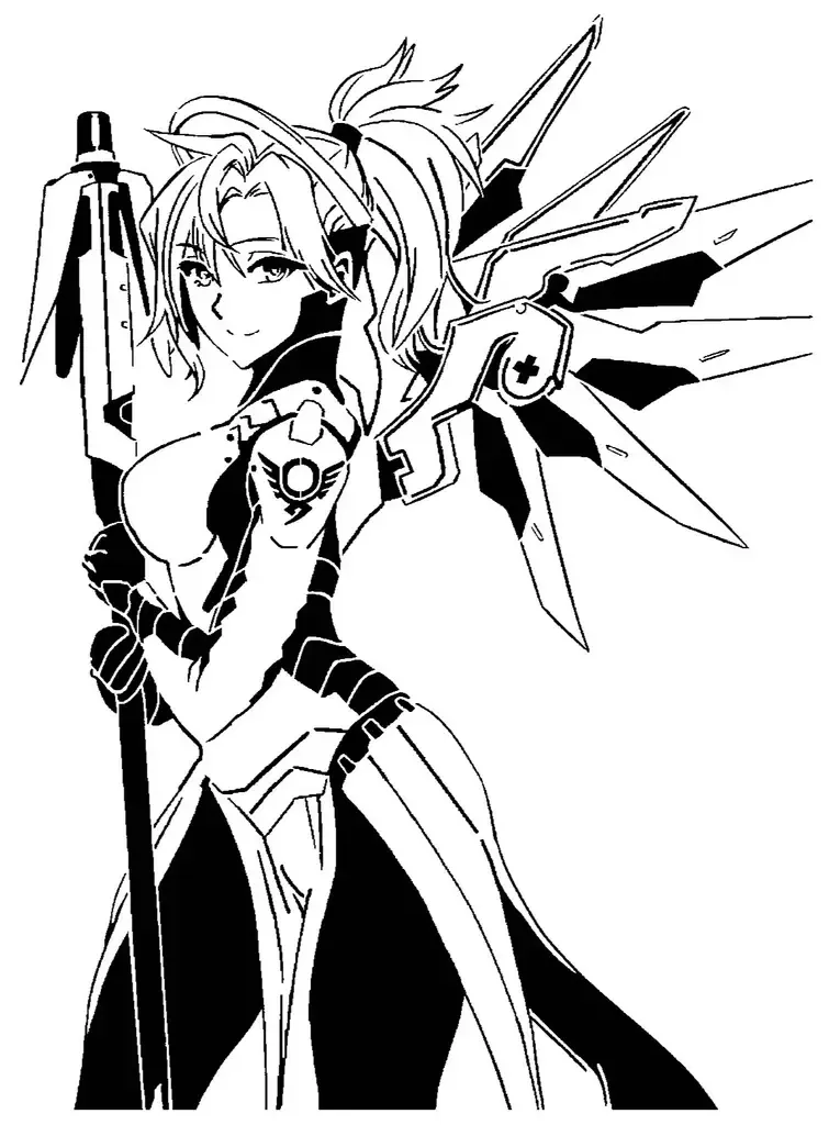 OW Mercy stencil 2
