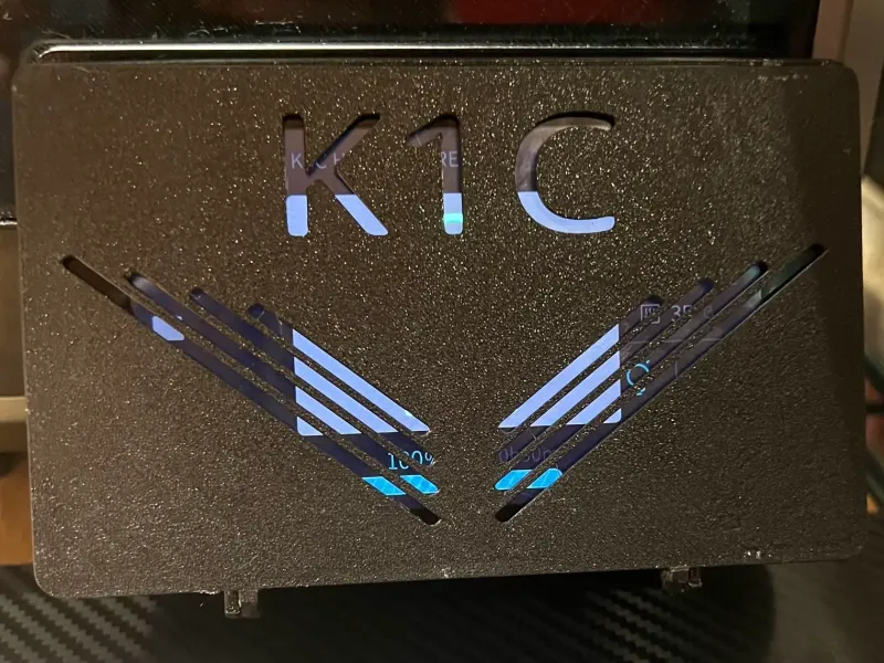 K1C ヒンジ付きスクリーンカバー 更新！