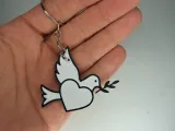 Dove keychain-1