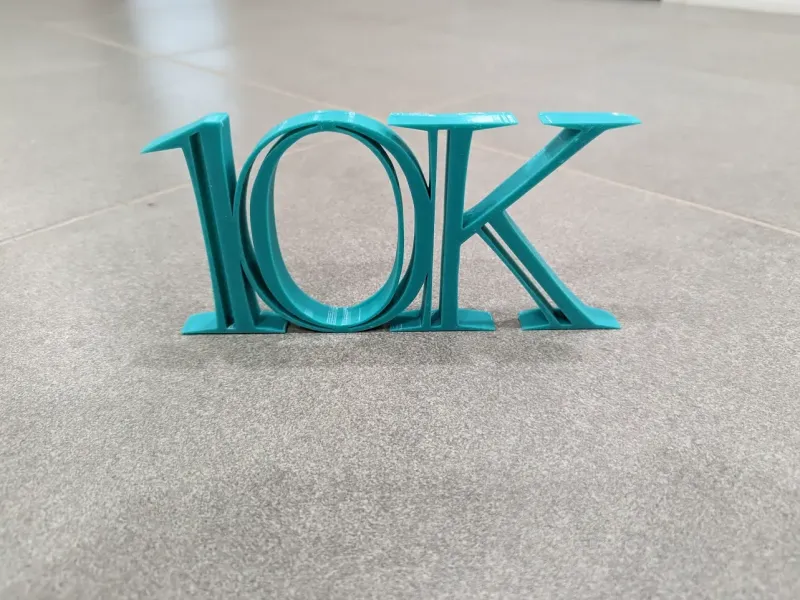 targa per corridori 10K
