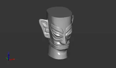 Sanxingdui Bronze Mask