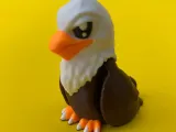 Flexi Bald Eagle, Articulated Bird-2