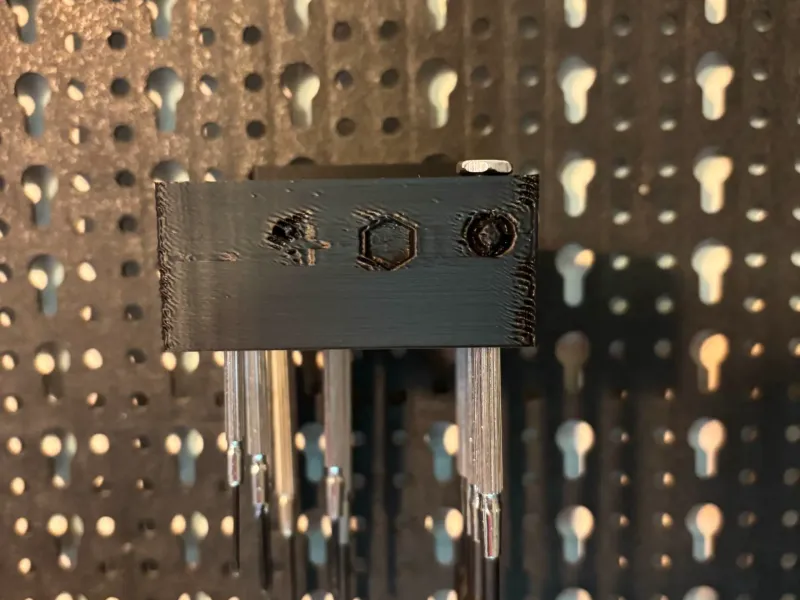 Lidl toolwall holder for precision screwdriwers