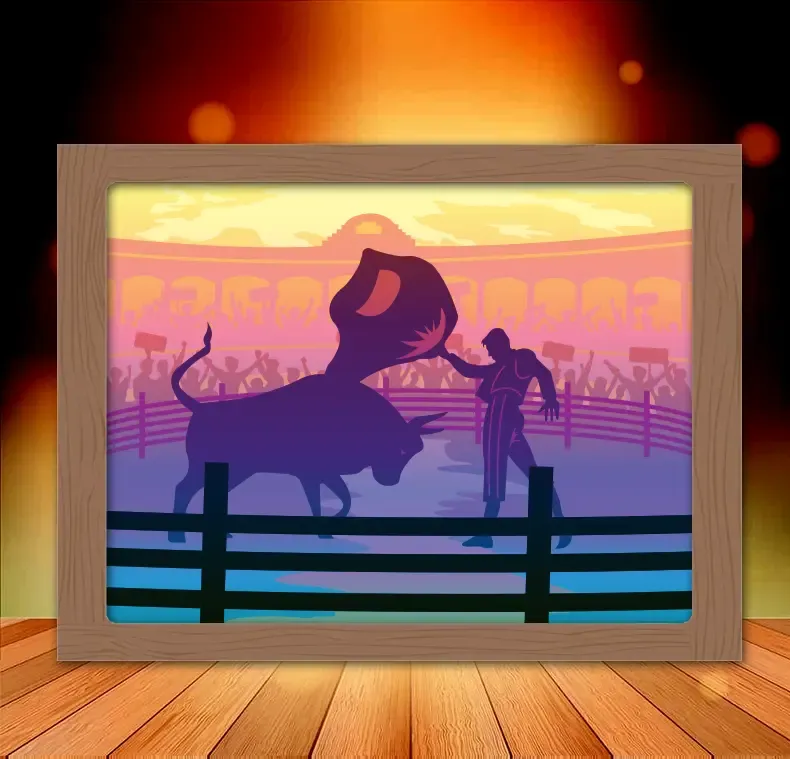 Bull Fight schaduwdoos