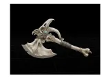 Tribal Raven Bone Fantasy Battle Axe-1