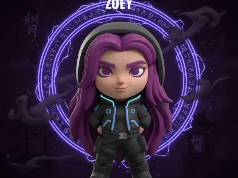 zoey kpop demon hunter chibby