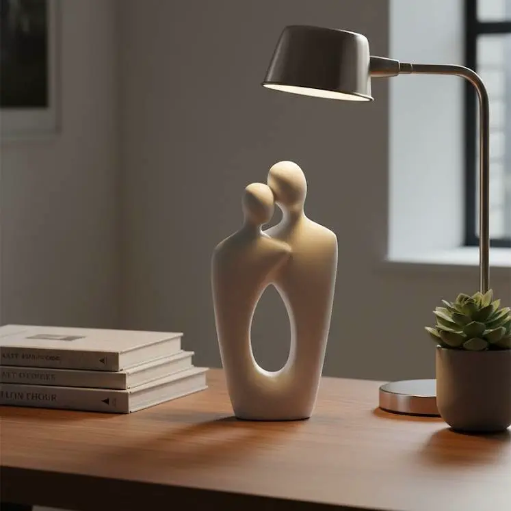 Minimalist "Eternal Bond" Abstract Sculpture