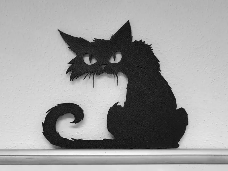Kitty II wallart