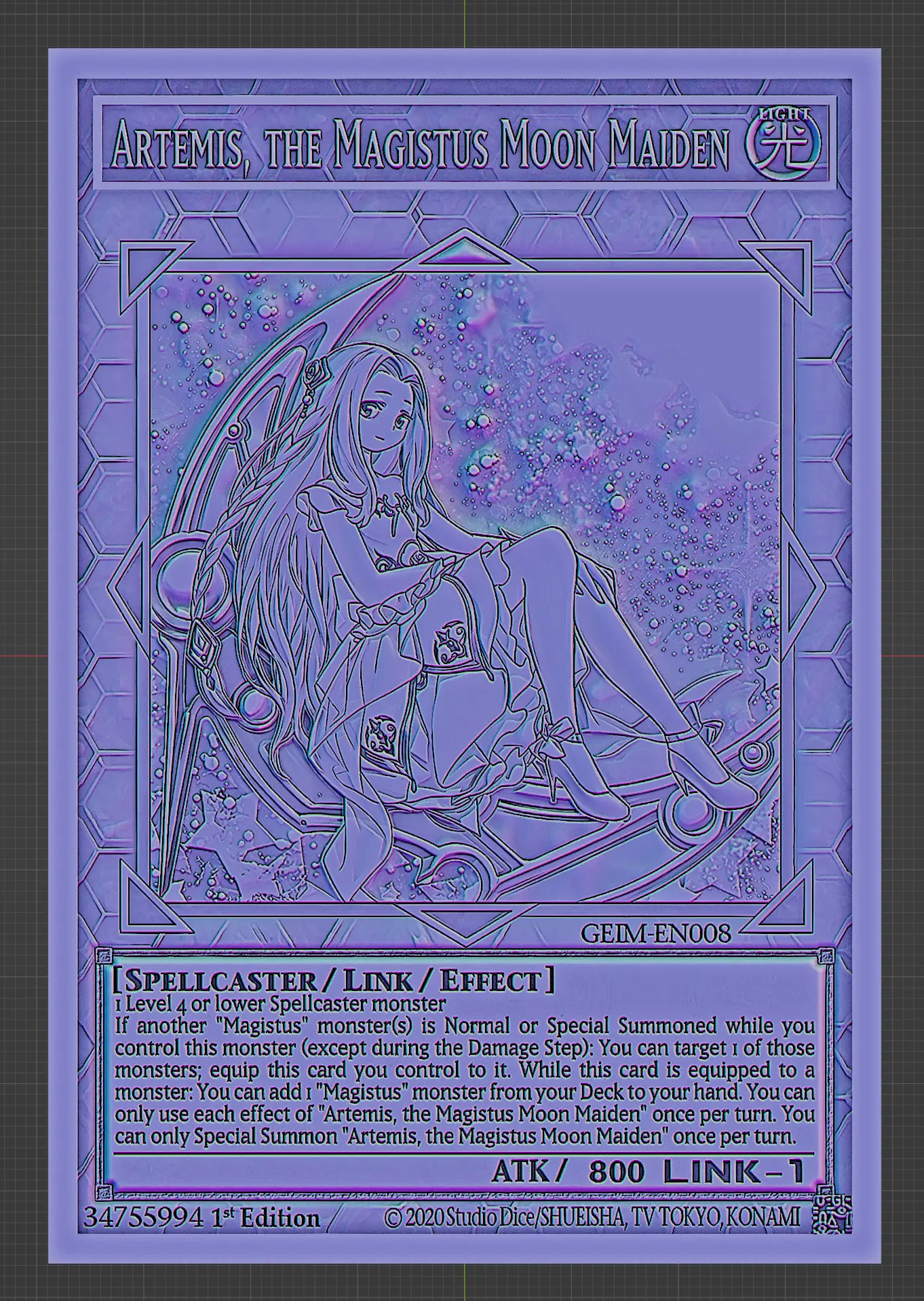 ARTEMIS, THE MAGISTUS MOON MAIDEN - YUGIOH