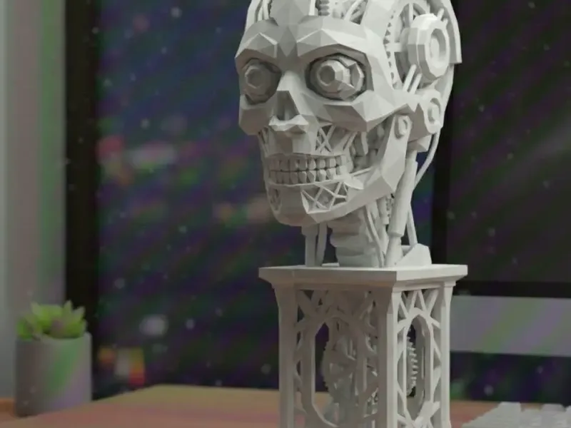 High-Tech Cybernetic Bust