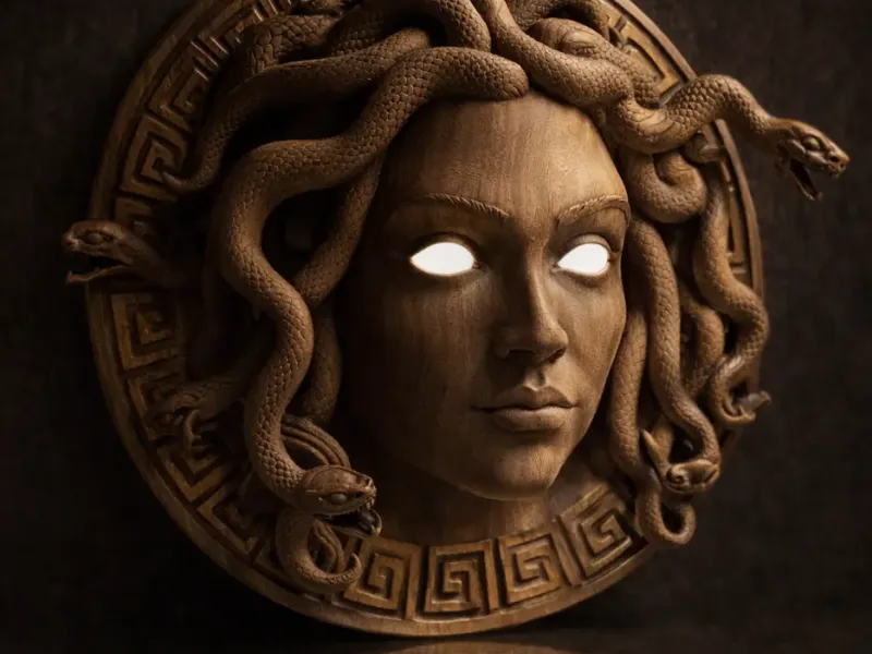 Medusa Greek mythology Wall mounting