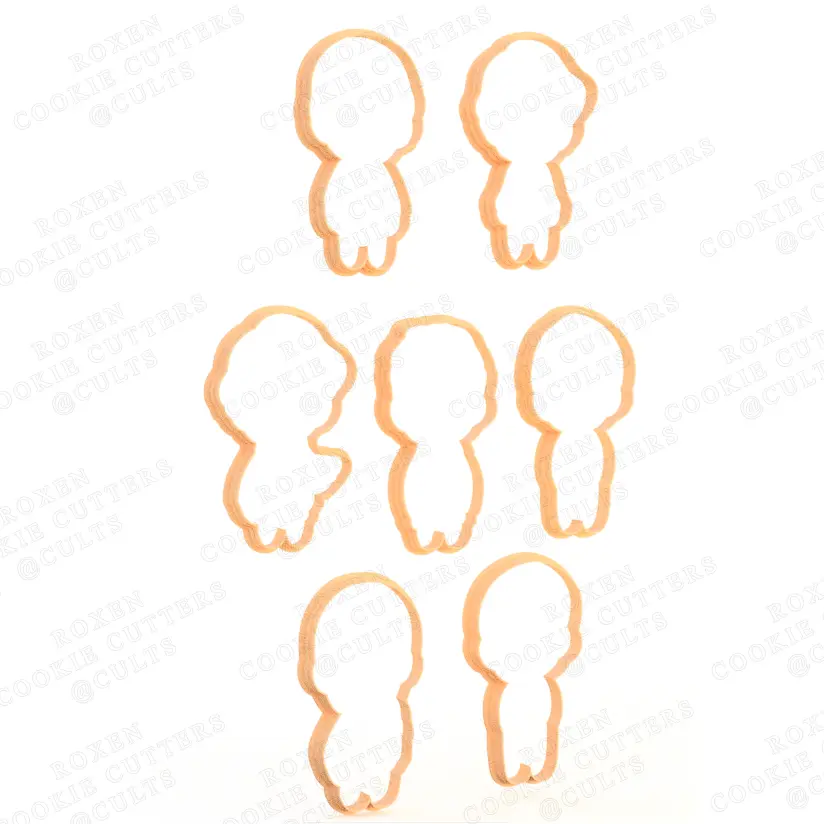 TinyTan BTS BT21 cookie cutter set of 7