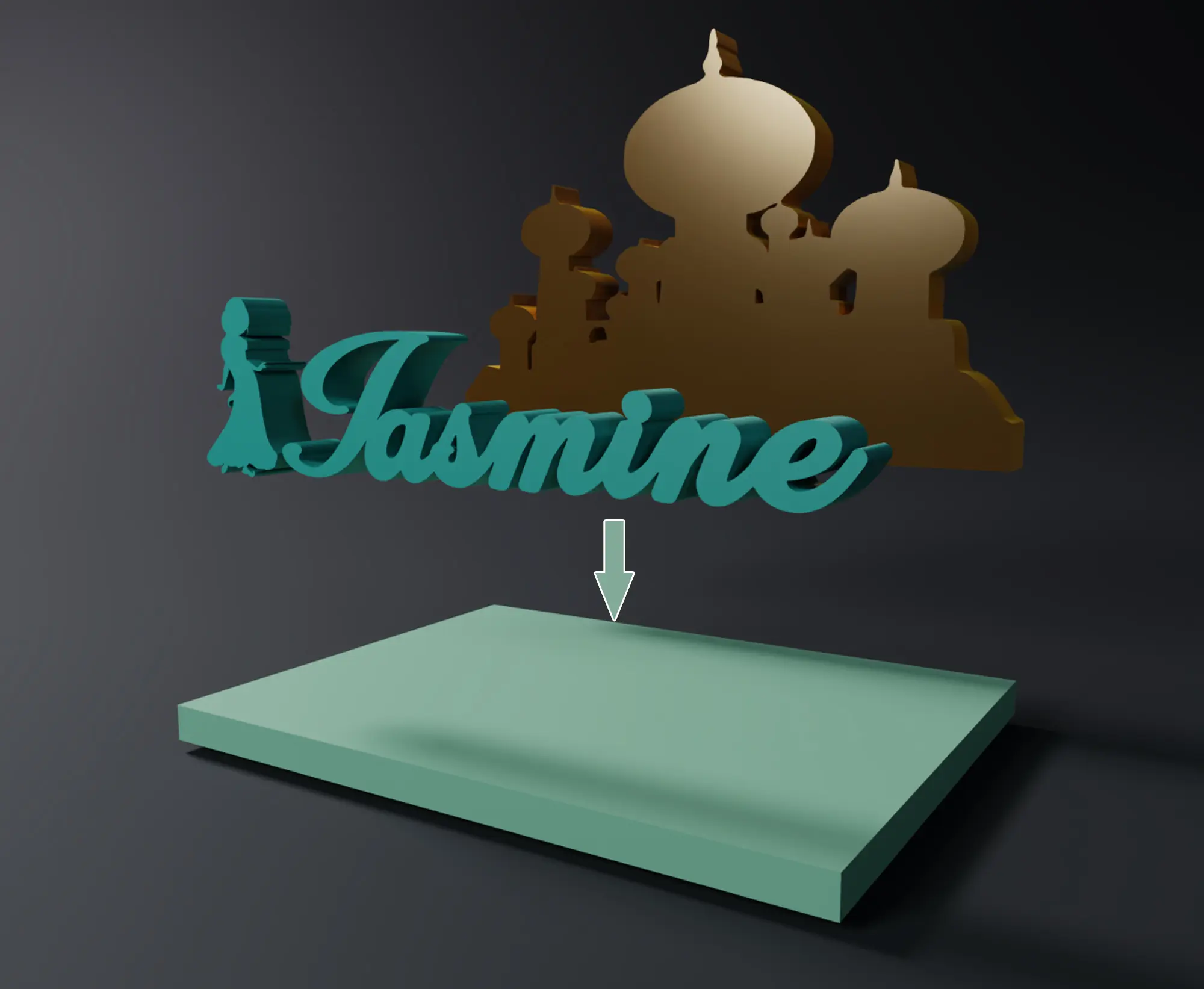 DISNEY PRENSES YASEMİN KUTUSU - ALADDIN