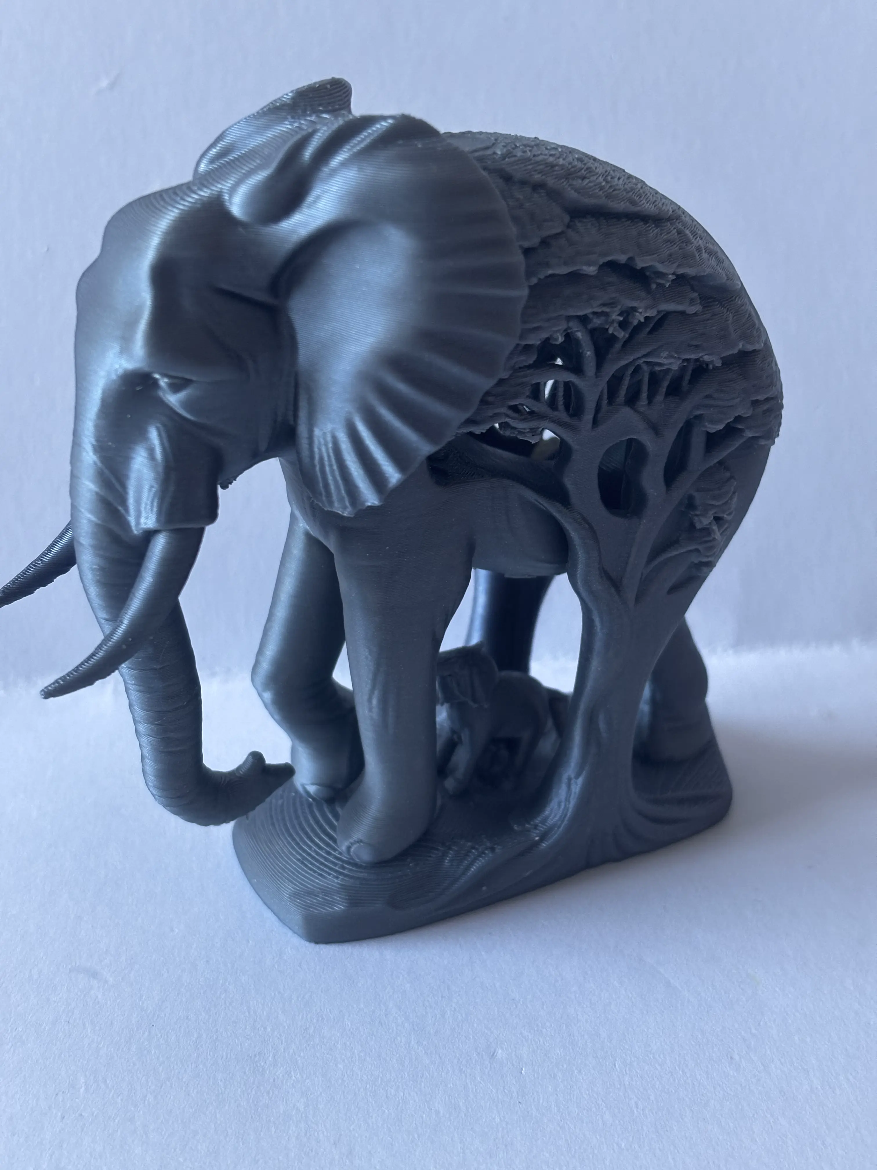 Modern art elephant figurine