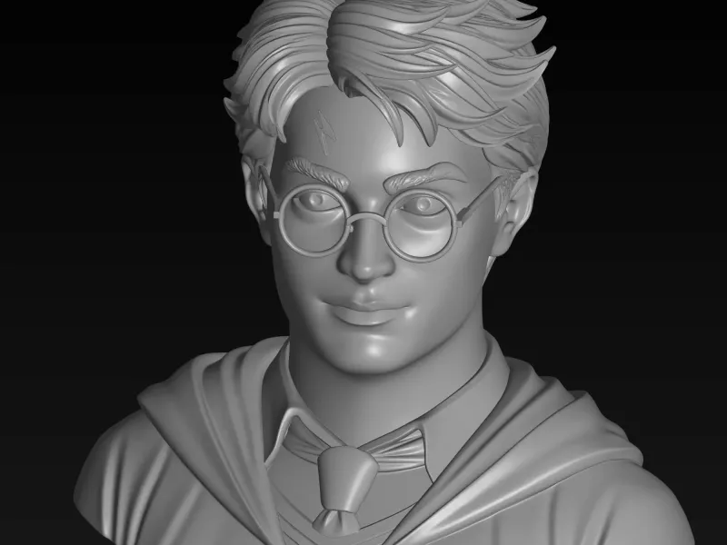 print ready Movie character Harry Potter Bust 2