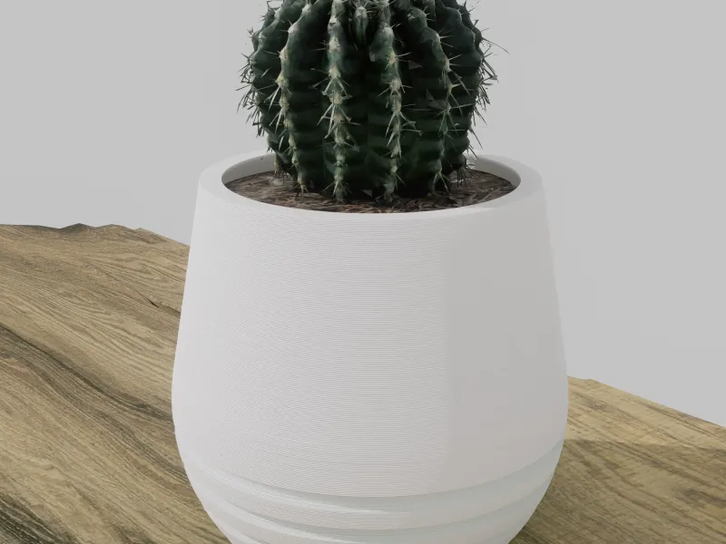 COMBO OF 6 FLOWER POTS MODELS FOR 3D PRINTING, #A2