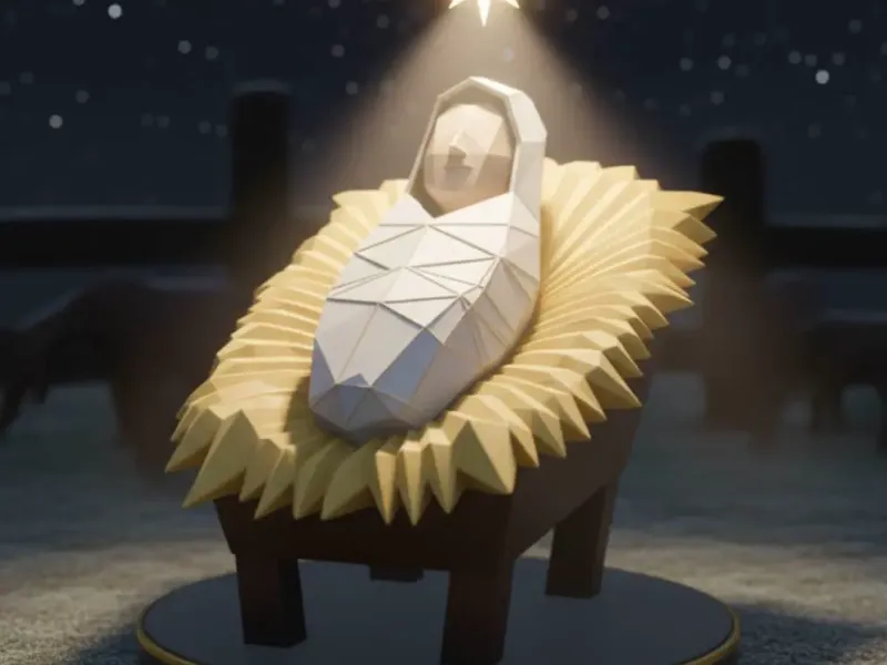 Niño Jesús Lowpoly