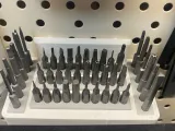 Mini Electric Screwdriver Bit Set PegBoard Holder-0