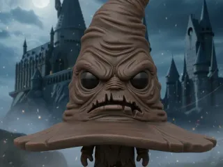 sorting hat, sombrero seleccionador, Harry Potter, funko pop