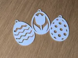 Ostern Ostereier Aufhänger Set 04-1