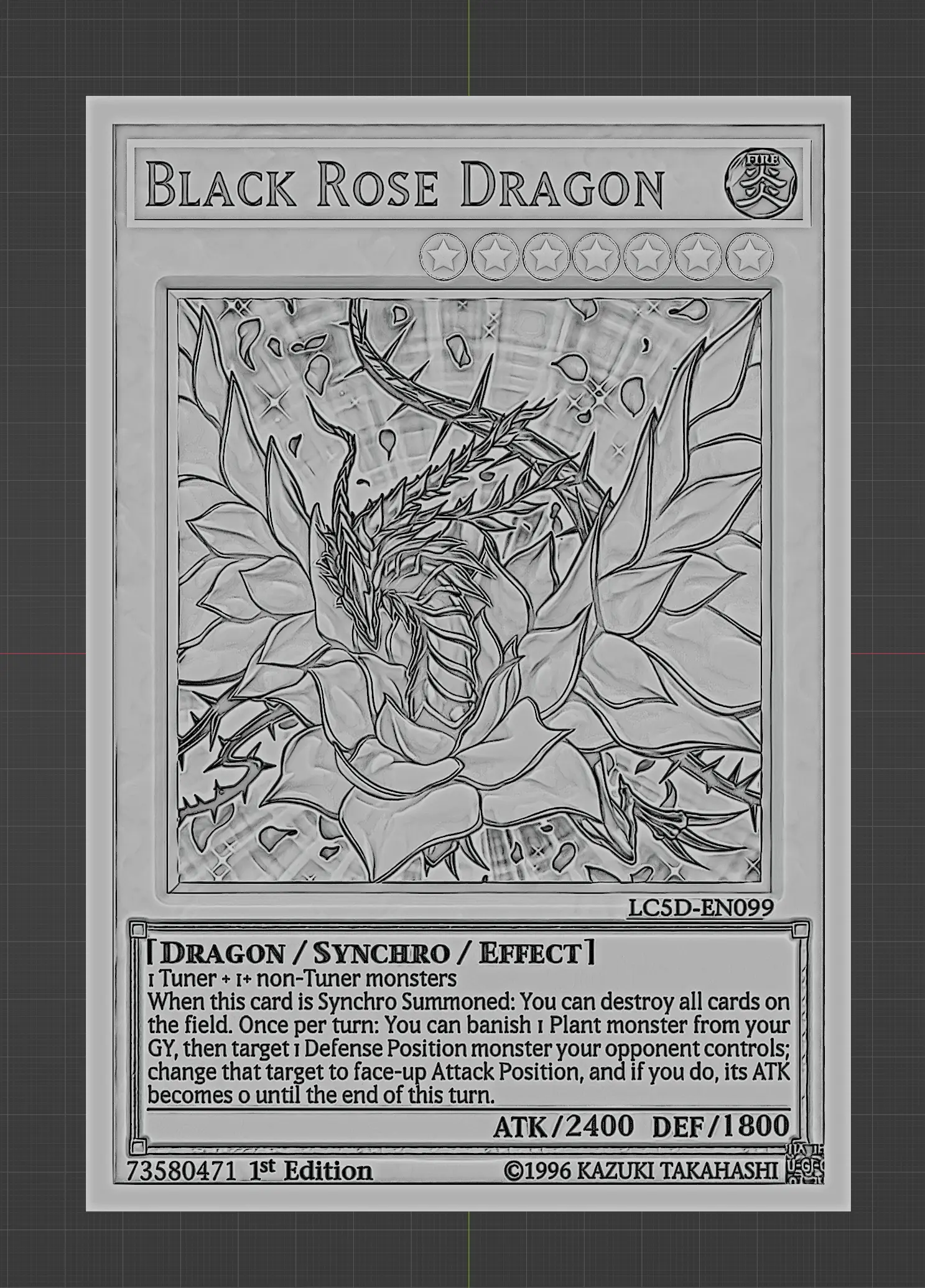 black rose dragon - yugioh