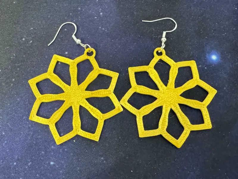 Flower earring