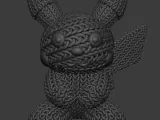 Knitted Pikachu (cute)-4