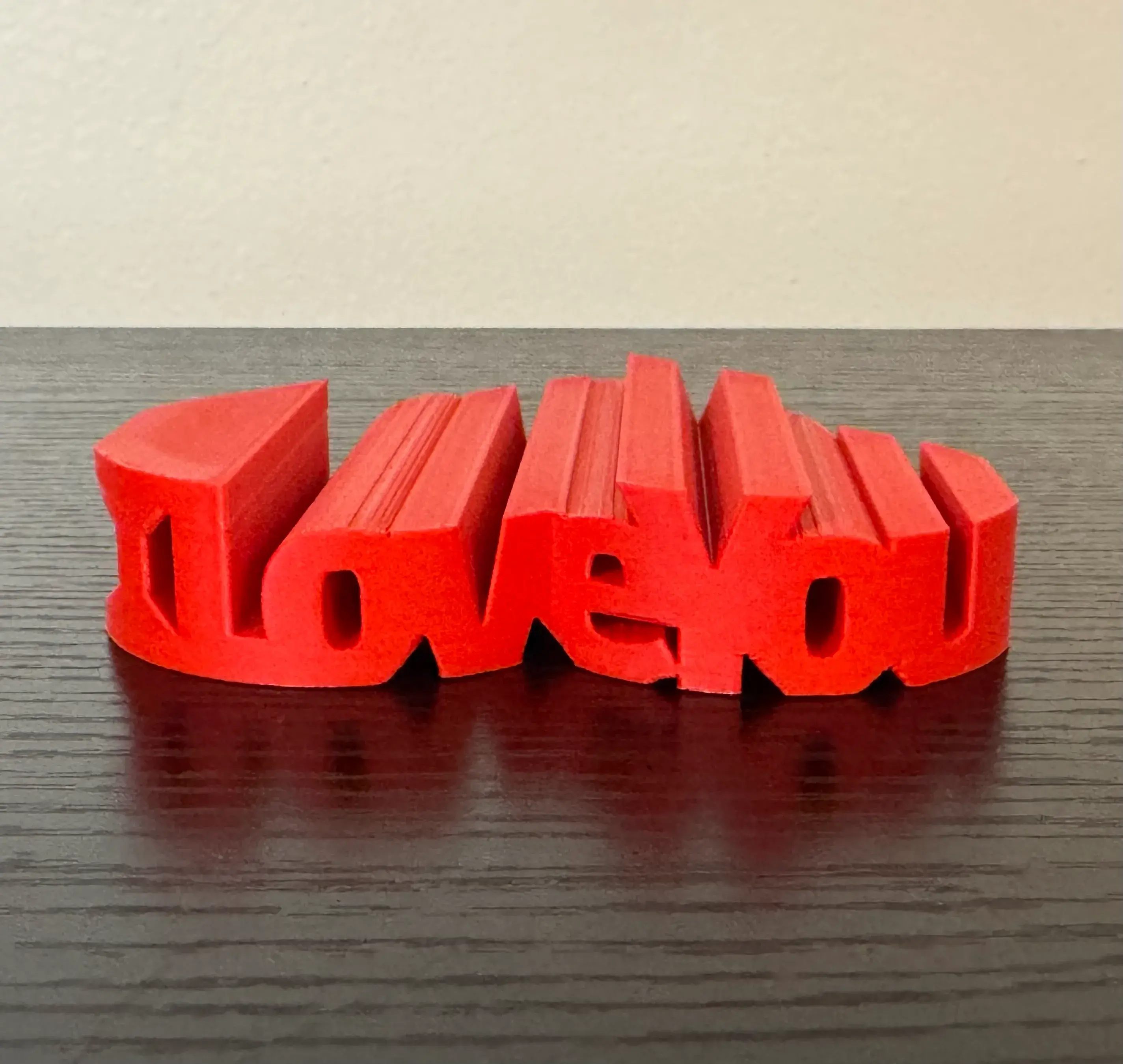 Heart Text Flips - "I Love You"