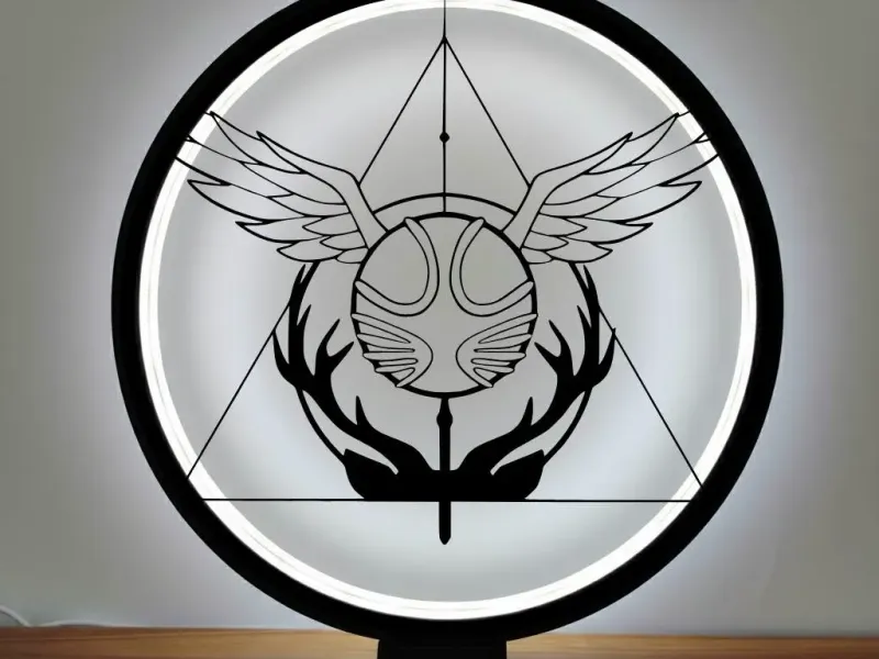 ✨🪄 Harry Potter Ring Lamp Wall Art – Magical Printable Desi
