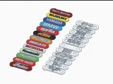Motorcycle roller keychain ring-7