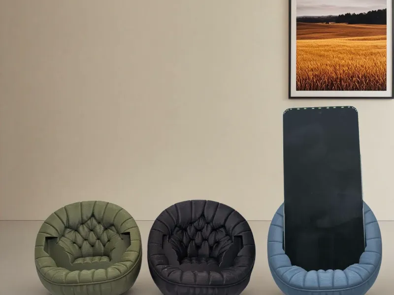 📱 Throne for Your Phone – Elegant Desk Stand