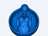 Ashtray of naked woman-3