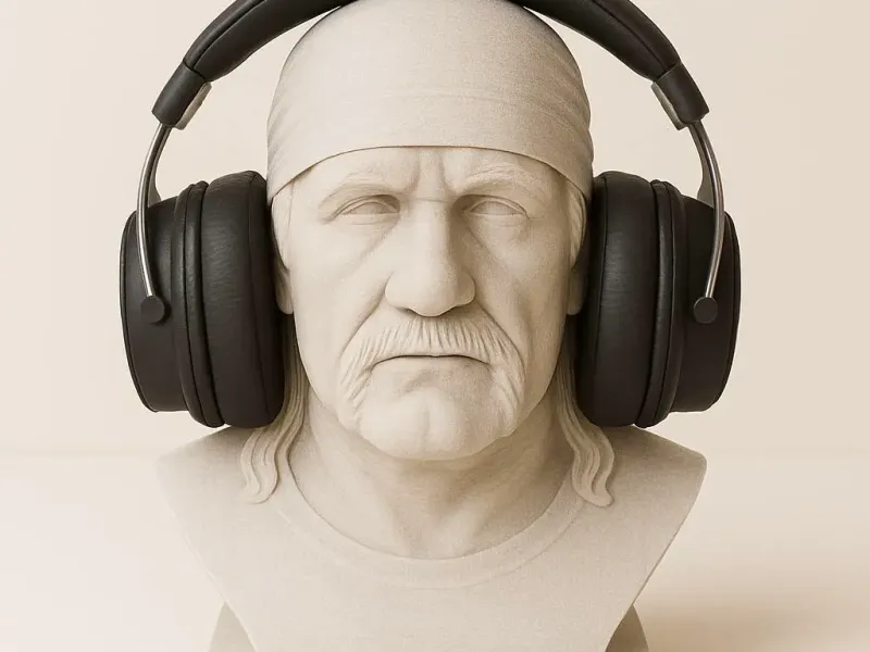 Hulk Hogan - Suporte para Fones de Ouvido
