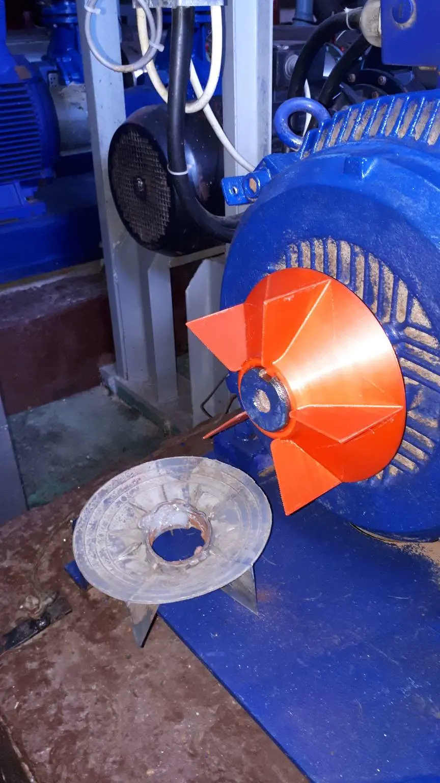 Ventilatore per motore elettrico da 45 kW 200/59,2 mm