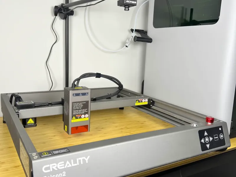 Camerasteun voor Creality Falcon 2 - LightBurn